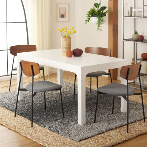 Safavieh Gael Rectangle Dining Table, #N/A - Transitional - Dining Tables - By Safavieh | Houzz throughout Safavieh Gael Rectangle Dining Table, White
